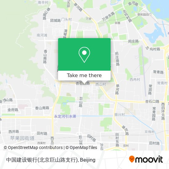 中国建设银行(北京巨山路支行) map