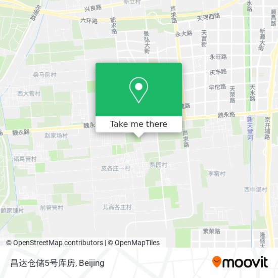 昌达仓储5号库房 map