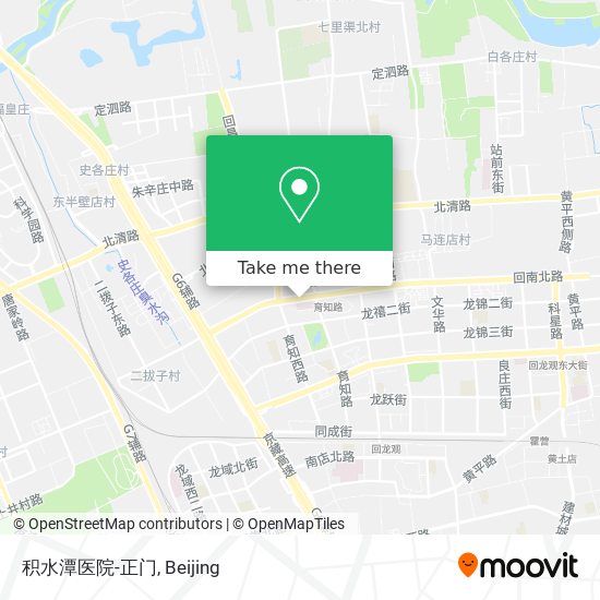 积水潭医院-正门 map