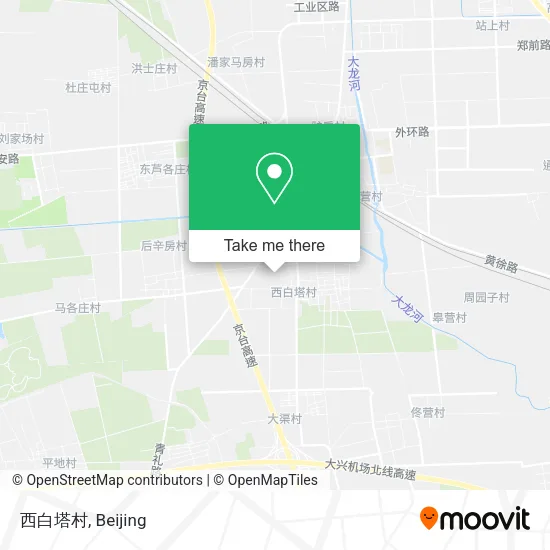 西白塔村 map