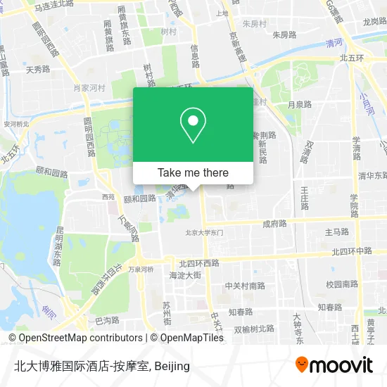 北大博雅国际酒店-按摩室 map