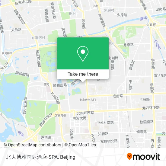 北大博雅国际酒店-SPA map