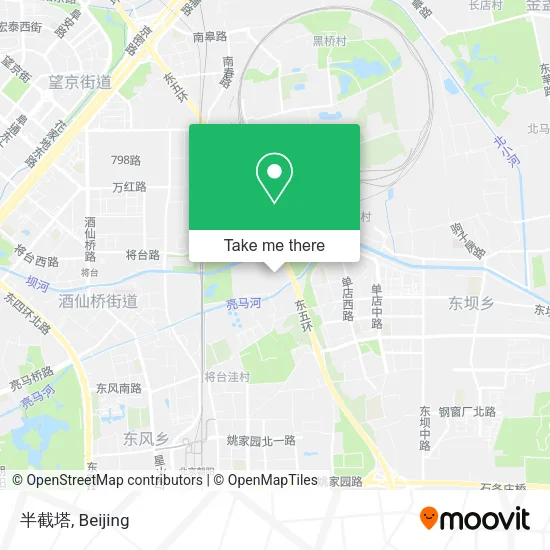 半截塔 map
