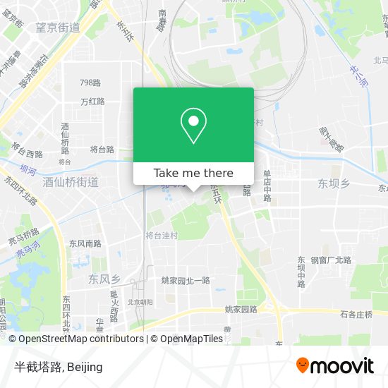 半截塔路 map