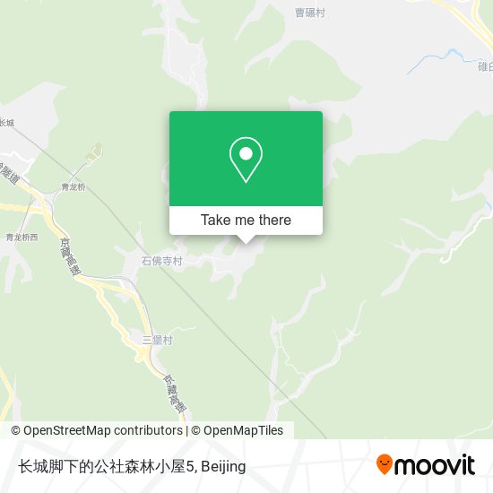 长城脚下的公社森林小屋5 map