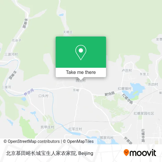 北京慕田峪长城宝生人家农家院 map