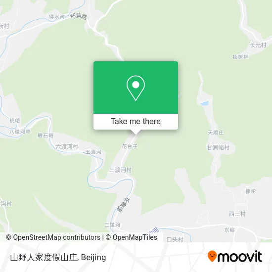 山野人家度假山庄 map