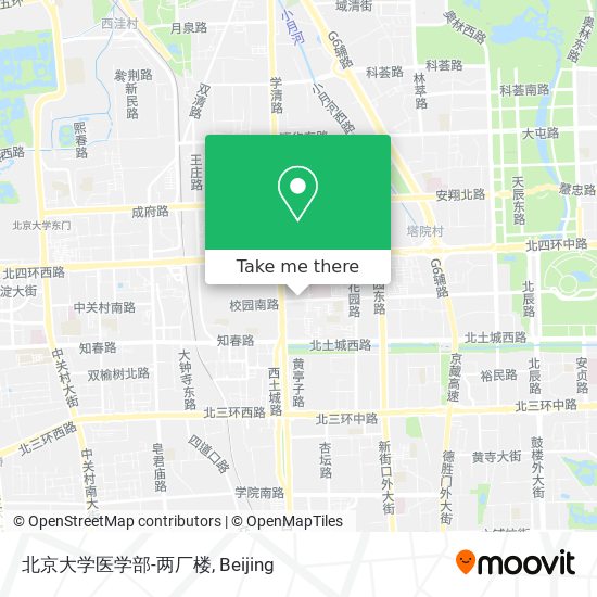 北京大学医学部-两厂楼 map