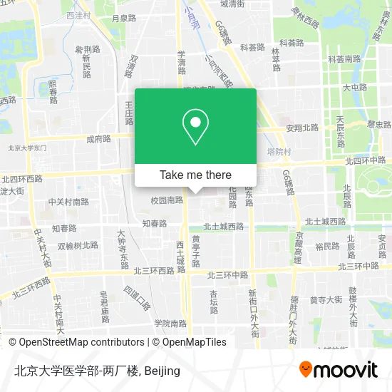 北京大学医学部-两厂楼 map