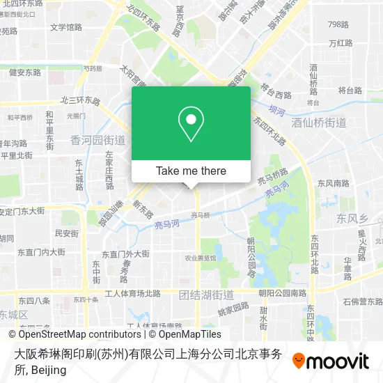 大阪希琳阁印刷(苏州)有限公司上海分公司北京事务所 map
