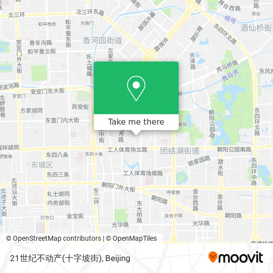 21世纪不动产(十字坡街) map