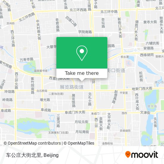车公庄大街北里 map
