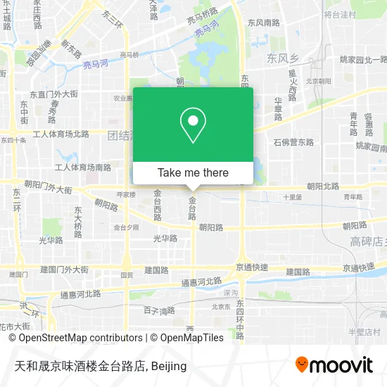 天和晟京味酒楼金台路店 map