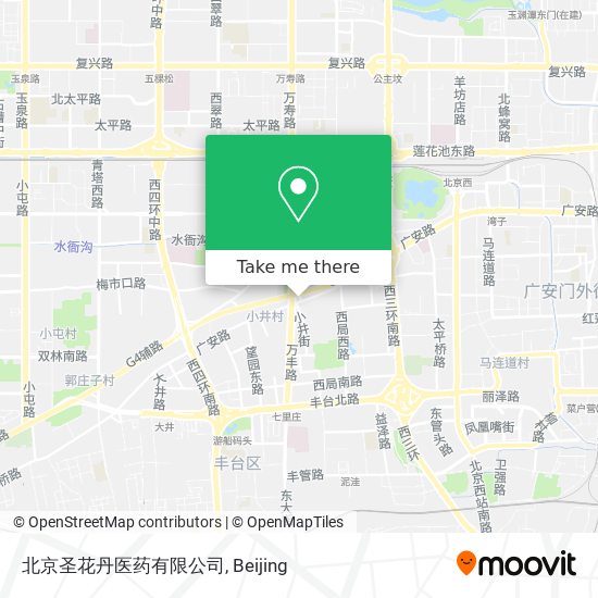 北京圣花丹医药有限公司 map
