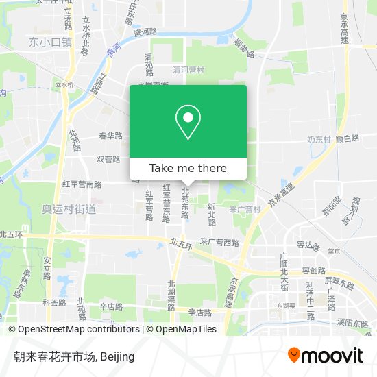 朝来春花卉市场 map