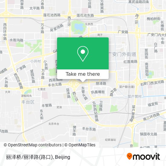 丽泽桥/丽泽路(路口) map