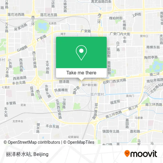 丽泽桥水站 map