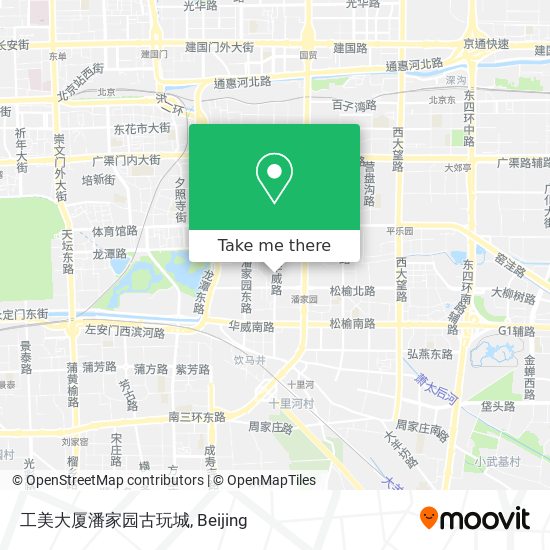 工美大厦潘家园古玩城 map