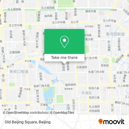 Old Beijing Square map
