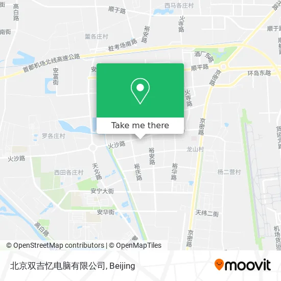 北京双吉忆电脑有限公司 map