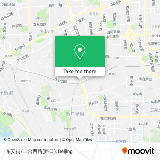 东安街/丰台西路(路口) map