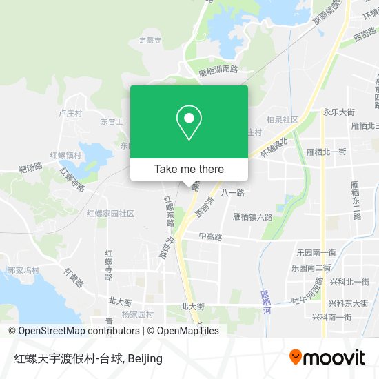 红螺天宇渡假村-台球 map