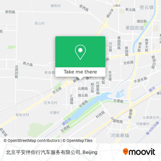 北京平安伴你行汽车服务有限公司 map