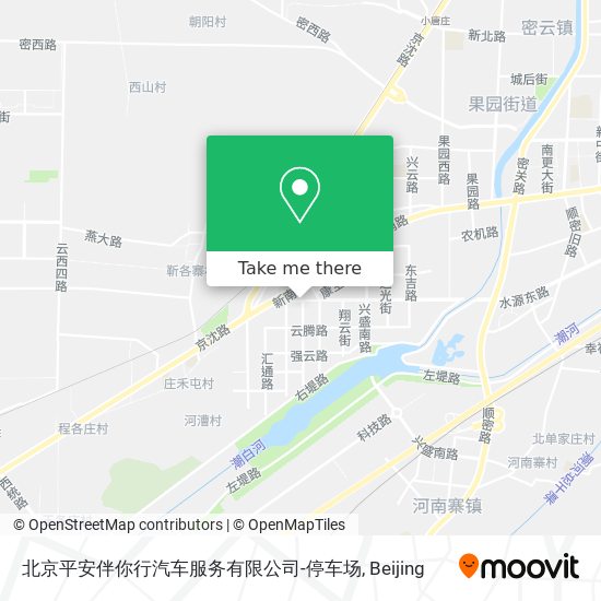 北京平安伴你行汽车服务有限公司-停车场 map