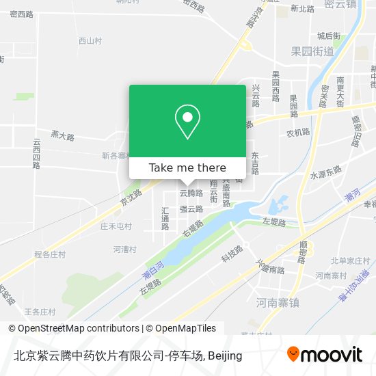 北京紫云腾中药饮片有限公司-停车场 map