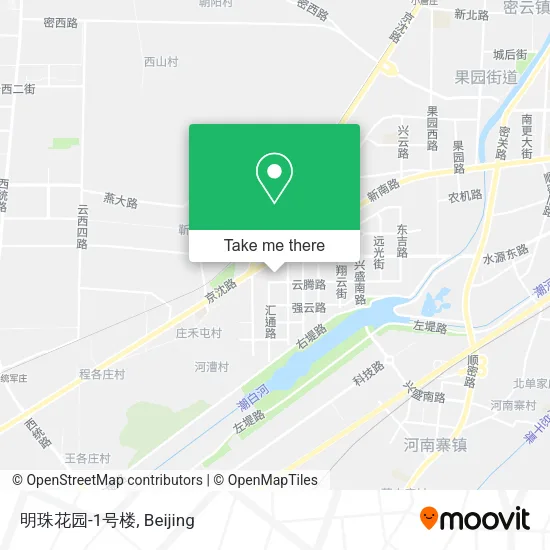 明珠花园-1号楼 map