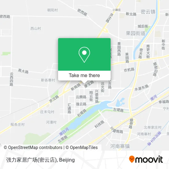 强力家居广场(密云店) map