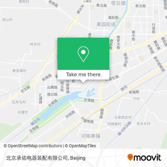 北京承佑电器装配有限公司 map