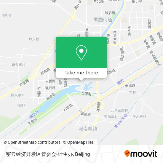 密云经济开发区管委会-计生办 map