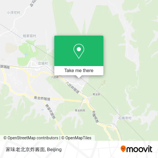 家味老北京炸酱面 map