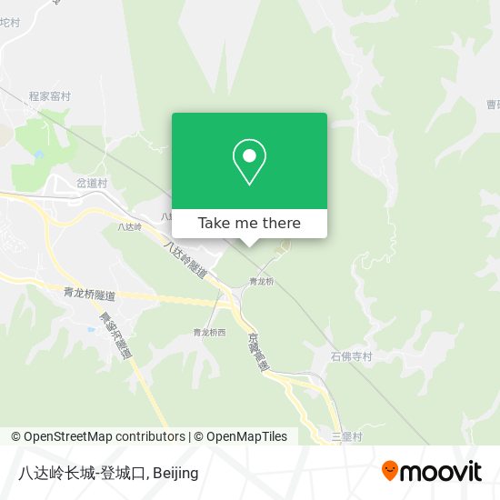八达岭长城-登城口 map