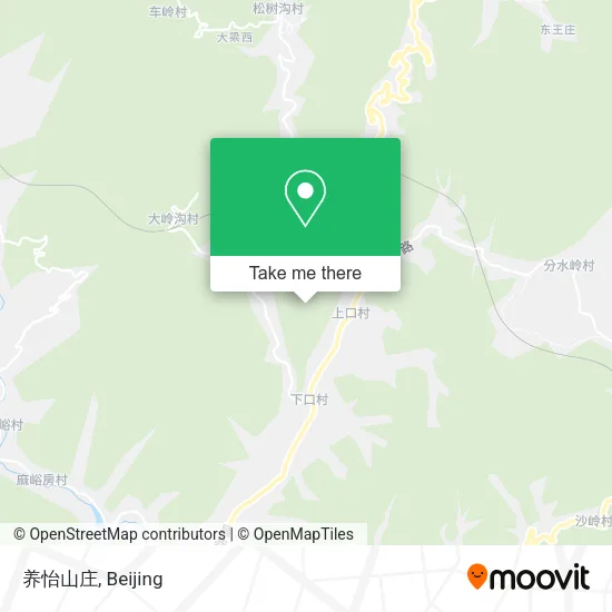 养怡山庄 map