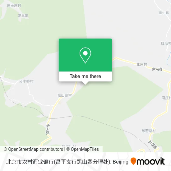北京市农村商业银行(昌平支行黑山寨分理处) map