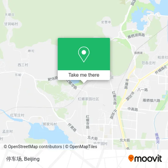 停车场 map