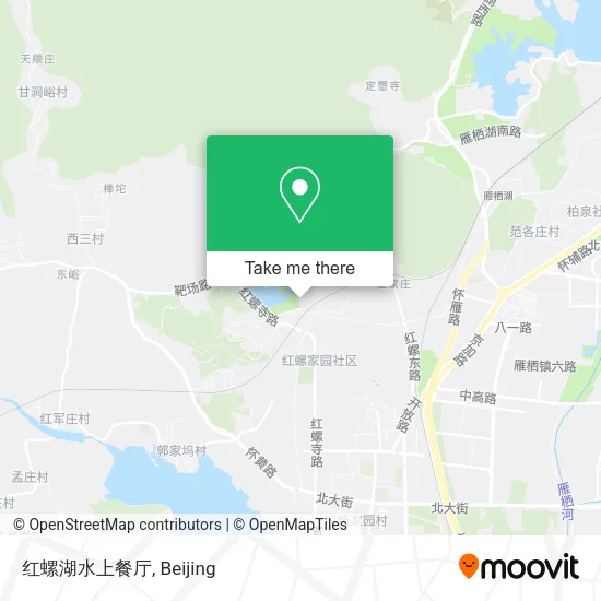 红螺湖水上餐厅 map
