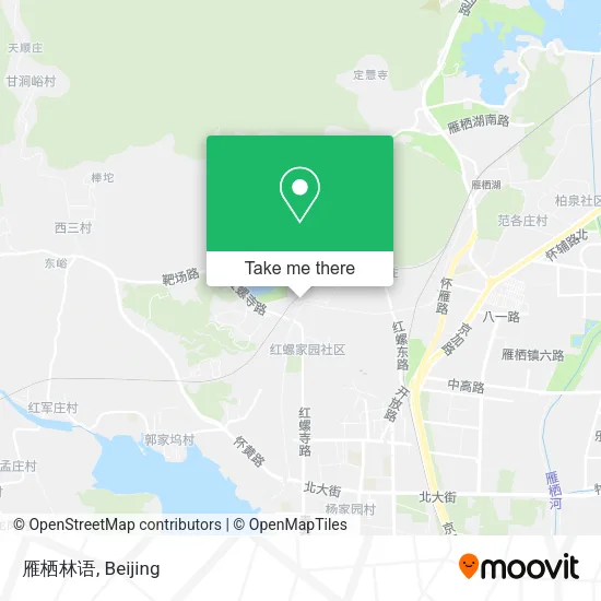 雁栖林语 map