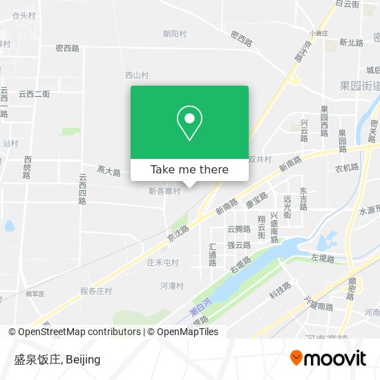 盛泉饭庄 map