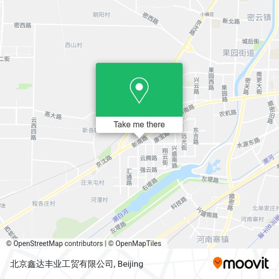 北京鑫达丰业工贸有限公司 map