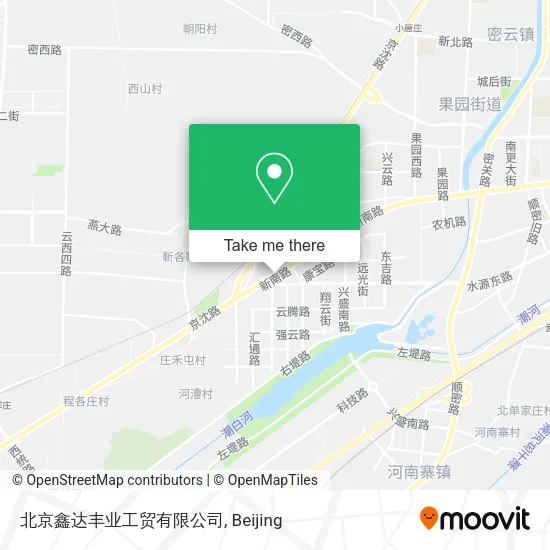 北京鑫达丰业工贸有限公司 map