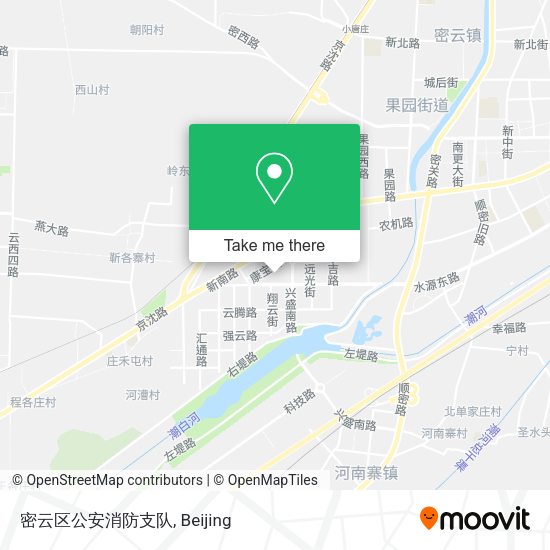 密云区公安消防支队 map