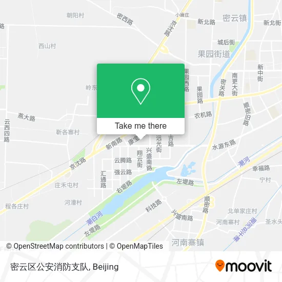 密云区公安消防支队 map