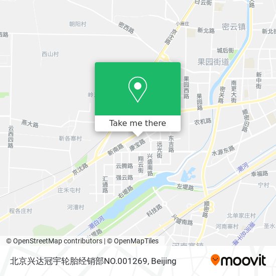 北京兴达冠宇轮胎经销部NO.001269 map