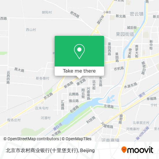北京市农村商业银行(十里堡支行) map