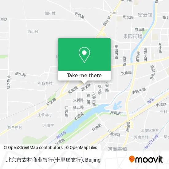 北京市农村商业银行(十里堡支行) map