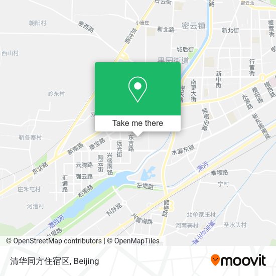 清华同方住宿区 map
