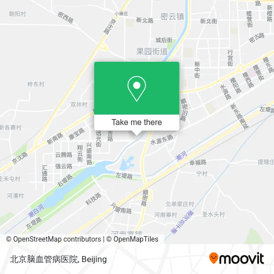 北京脑血管病医院 map